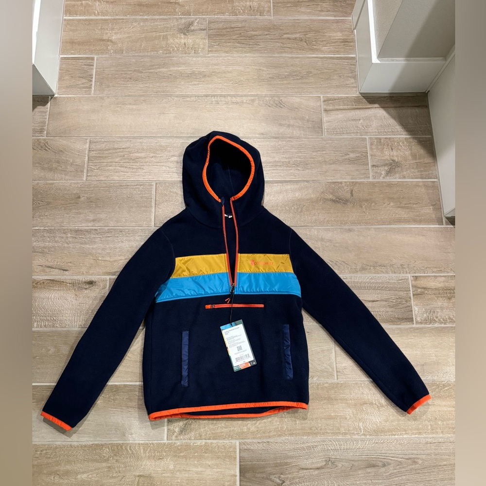 Teca Fleece Hooded Half-Zip Jacket
Women's XS. NWT